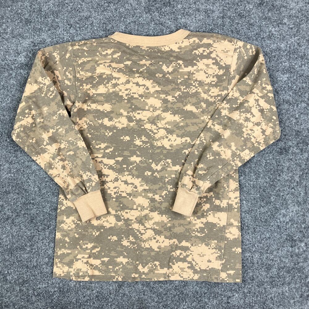 Rothco Camo Long Sleeve Shirt Kids Size L Desert Digital Military Tactical - Picture 5 of 6